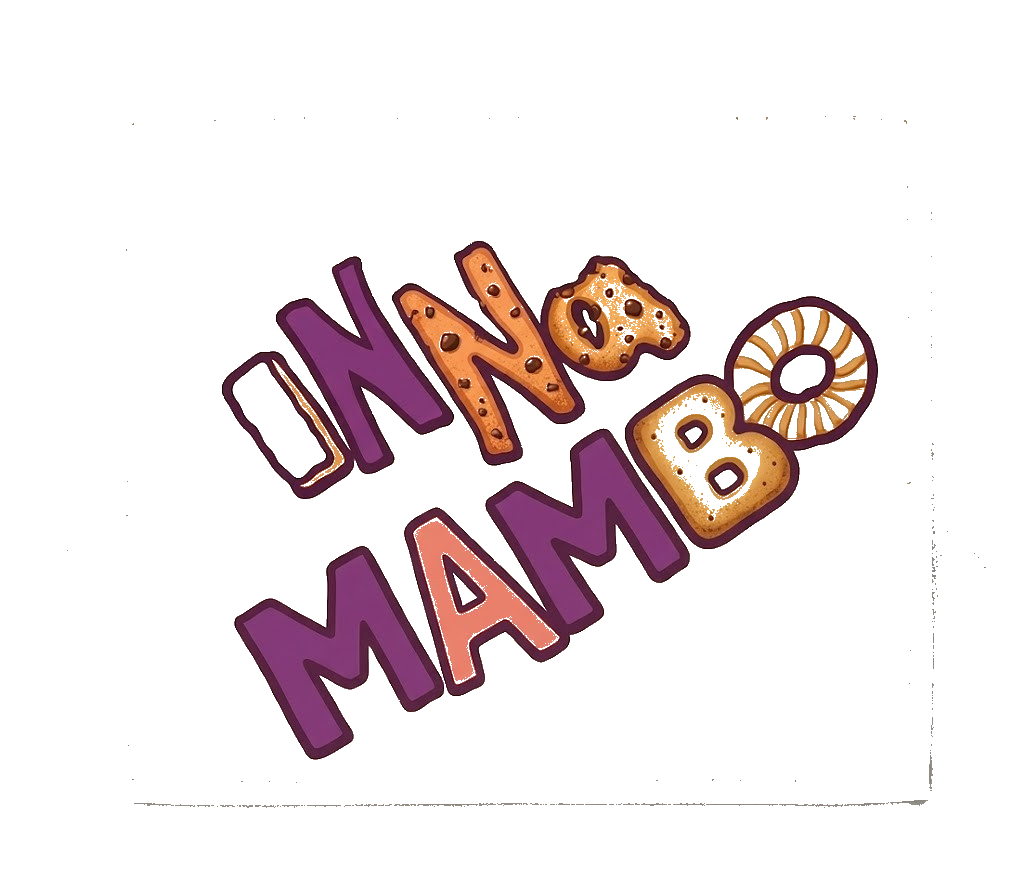 INNA MAMBO — cookie-shaped letters on fabric patch